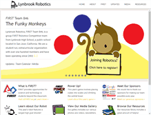 Tablet Screenshot of lynbrookrobotics.com
